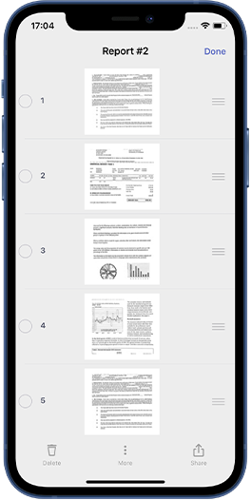 how to reorder pages in a PDF from your phone