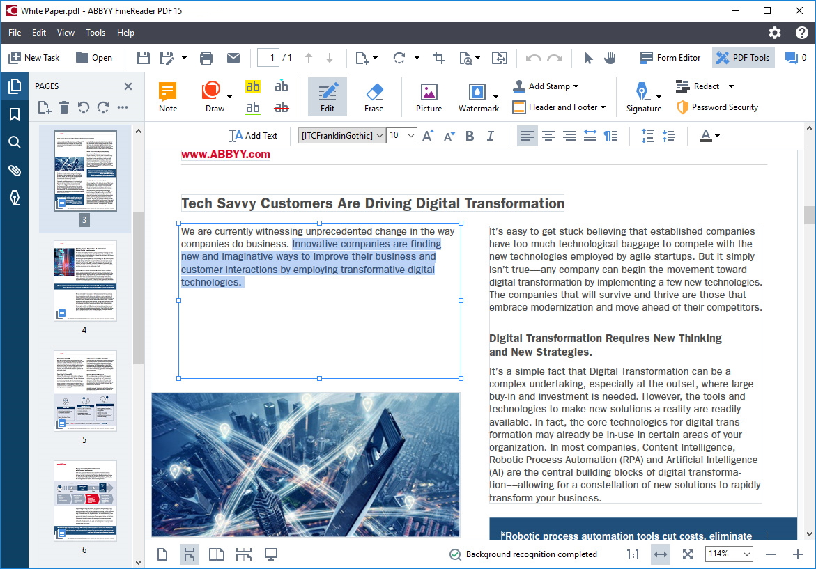 PDF Software: Open, Read &amp; Edit PDFs | FineReader PDF