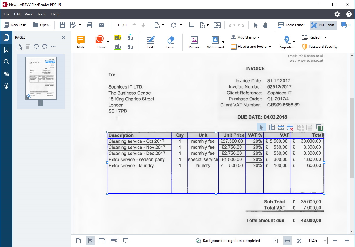 free abbyy finereader professional edition