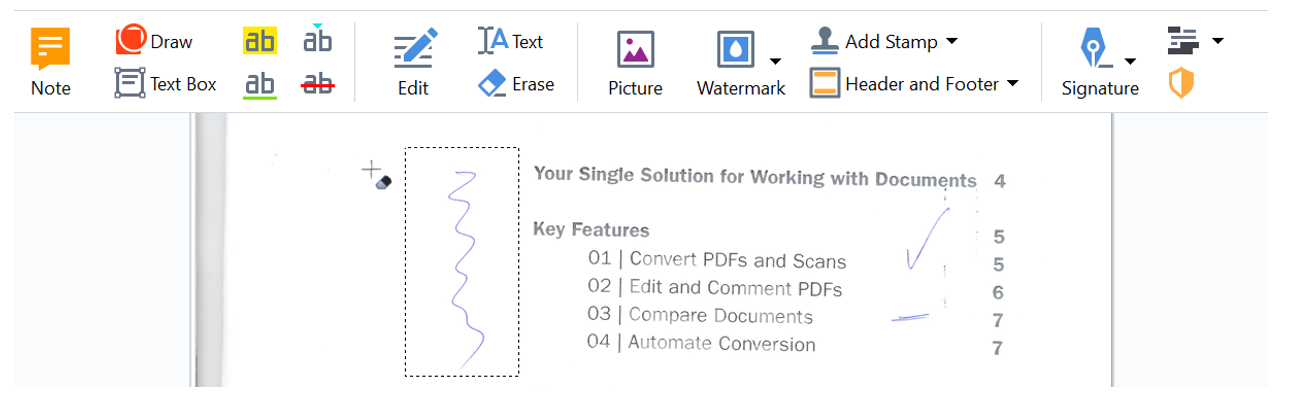 pdf eraser tool