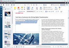 Vous pouvez modifier les PDF presque comme un document Word, réécrire des paragraphes de texte, amender le sommaire ou ajuster la mise en page. 