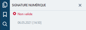 invalid digital signature display on FineReader PDF 15