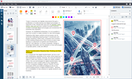 Comment on, mark up and annotate PDFs