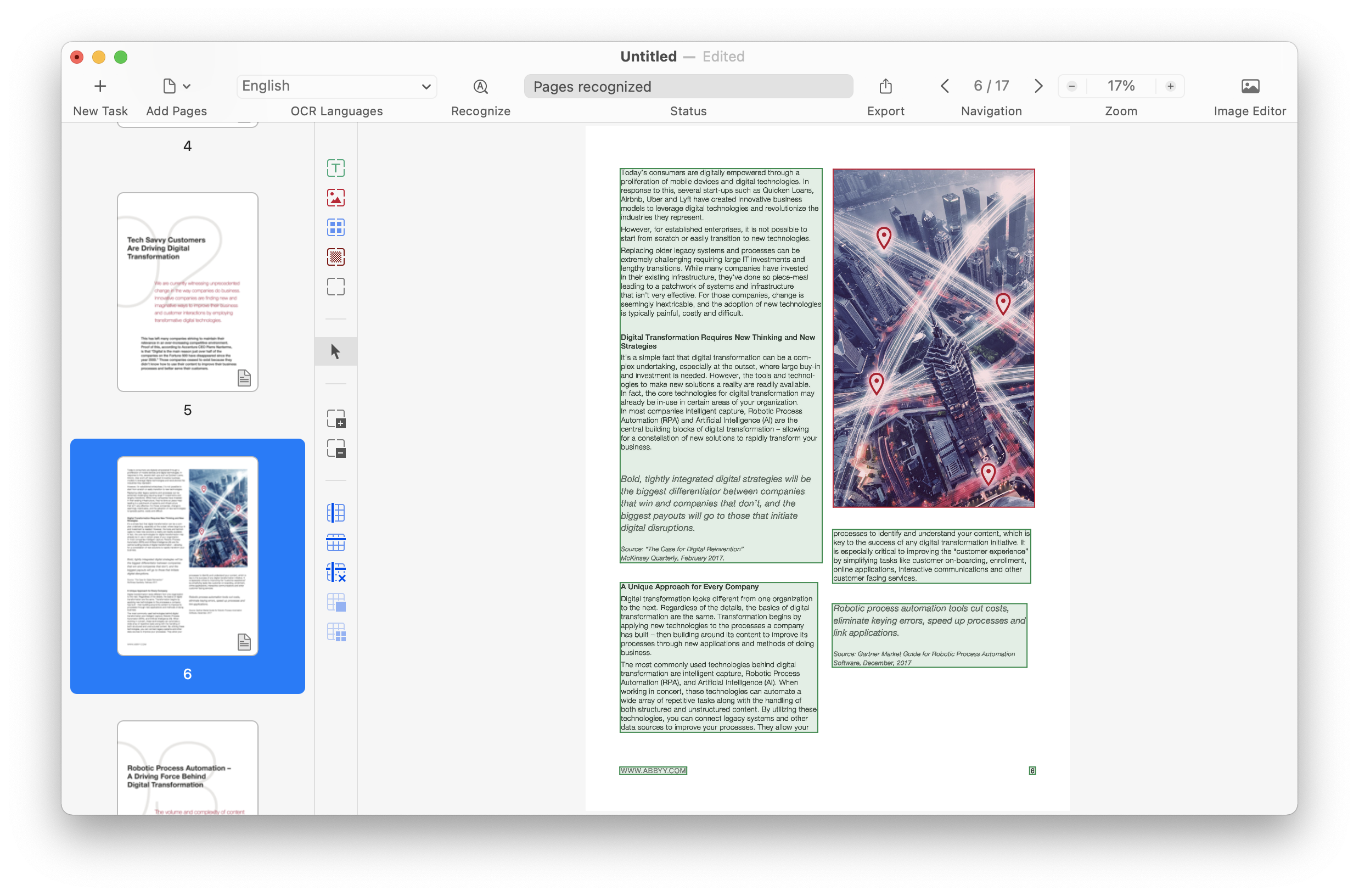 ABBYY FineReader PDF 15.2.14 Mac中文破解版 智能PDF转换器
