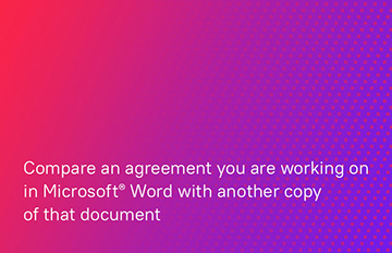 How to compare a document in Word with a scanned copy