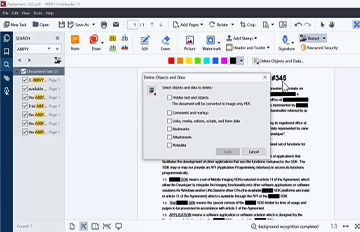 How to protect and redact in PDF