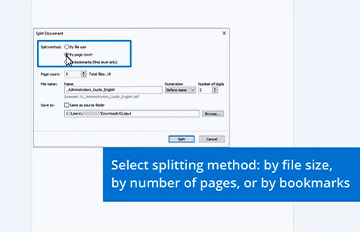 How To Split a PDF