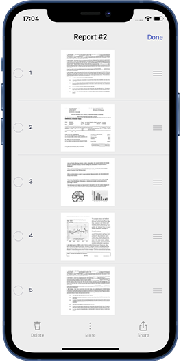 how to reorder pages in a PDF from your phone