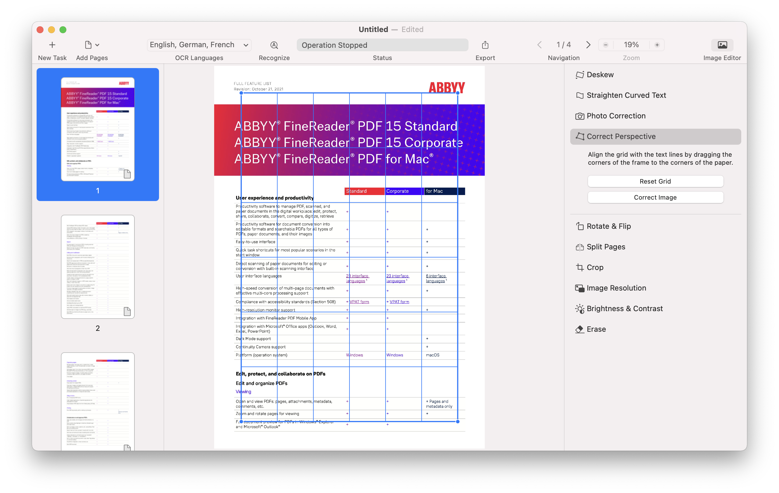 ABBYY Finereader PDF Corporate 16 Windows (Instant Download) 