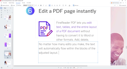 Edit PDF documents easily