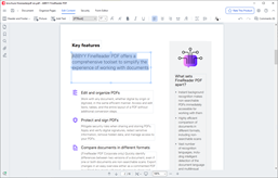 Edite en PDF casi como si fuera un documento Word y reescriba párrafos, edite el contenido de tablas o reorganice el diseño