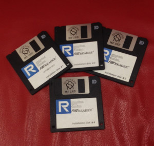 The program came on four floppy disks