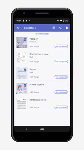 Multi-export files in FineReader PDF