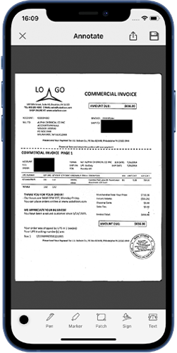 redact feature mobile app