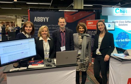 ABBYY Team at the booth
